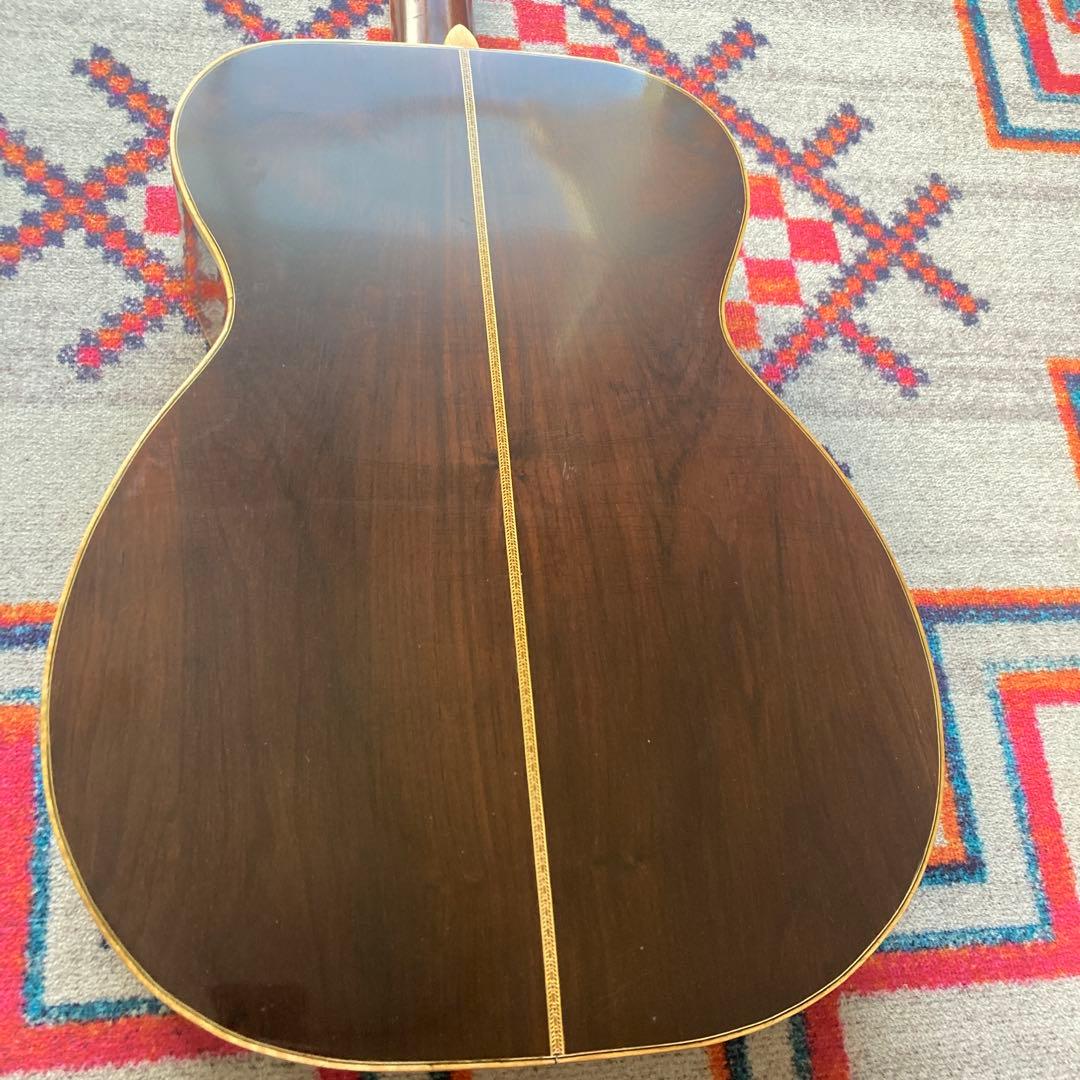 マイクフォース　ハンドメイドギター　製作途中　ブリッジフレット付