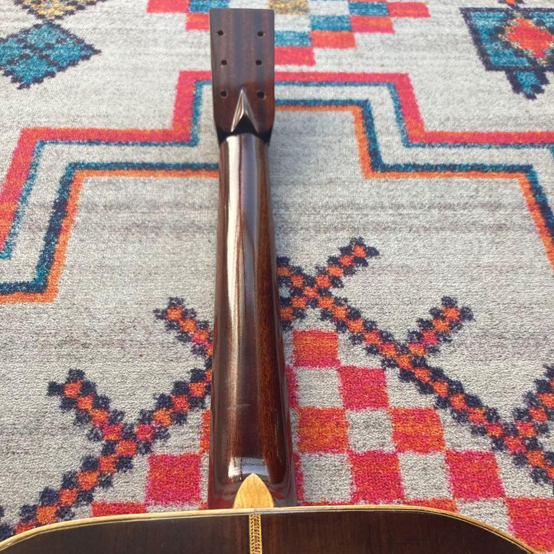 マイクフォース　ハンドメイドギター　製作途中　ブリッジフレット付