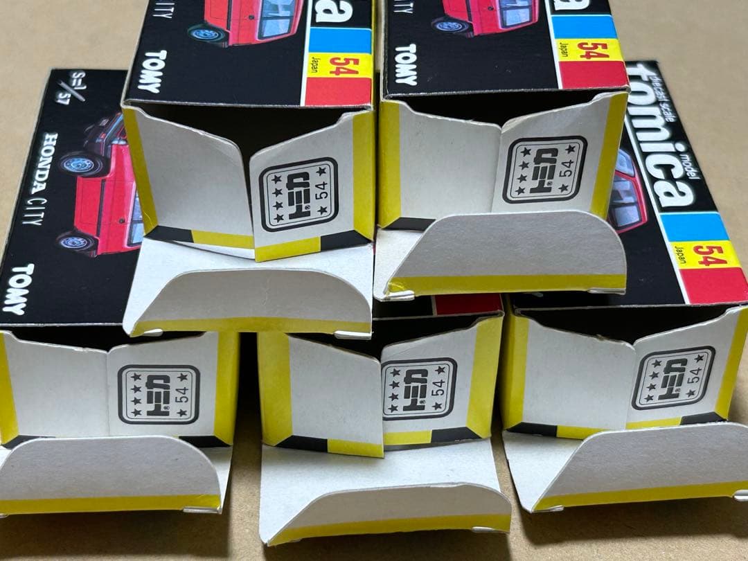 日本製 トミカ ホンダ シティ 5台セット