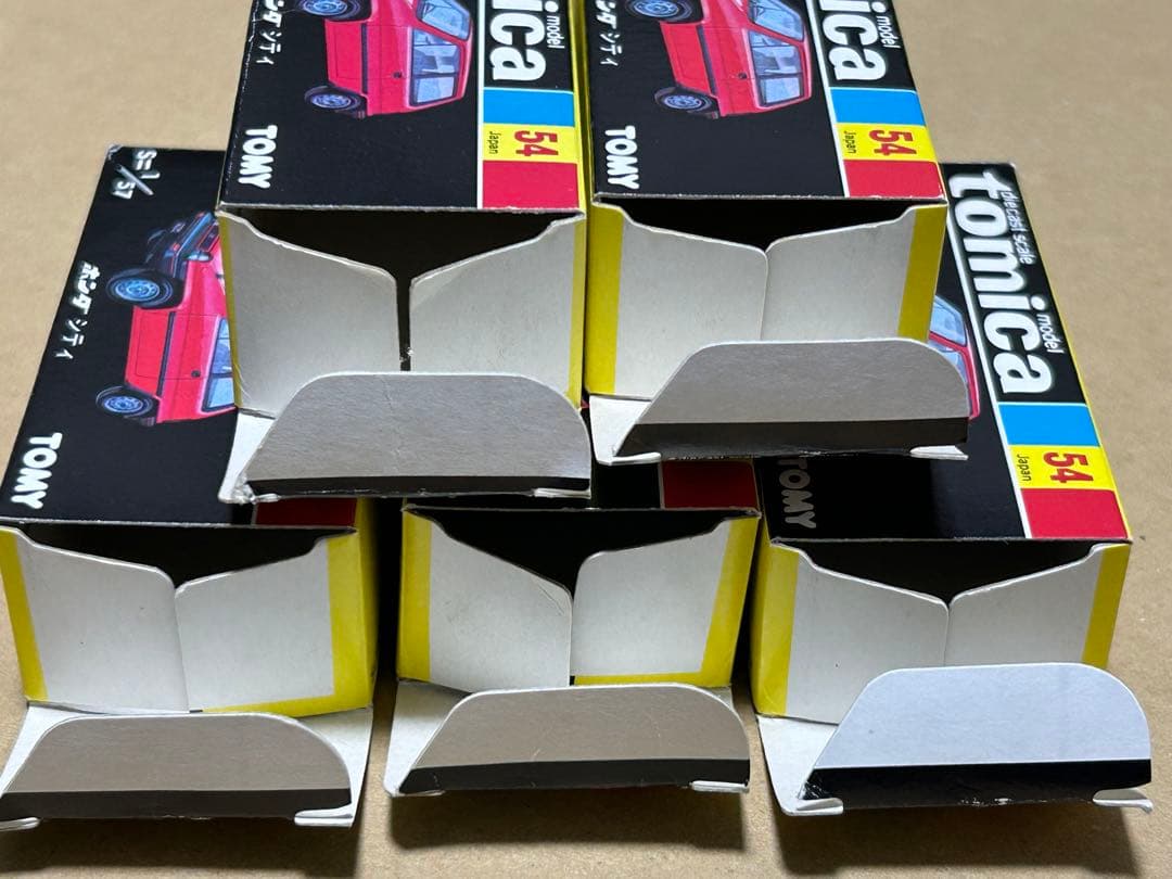 日本製 トミカ ホンダ シティ 5台セット