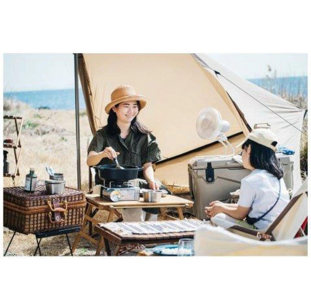 【美品】シロカ ポータブルコードレス扇風機 SF-PC171C [リモコン付き]