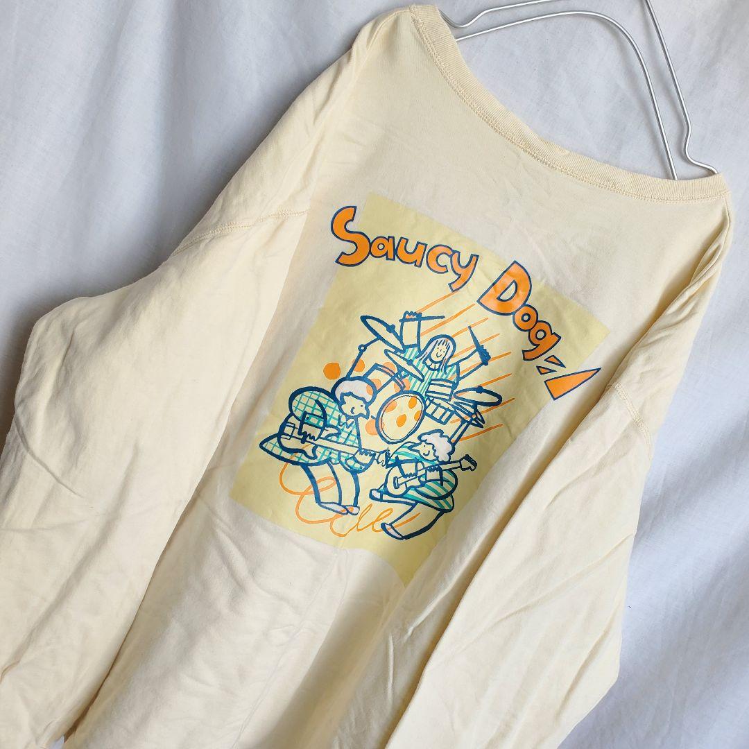 Saucy Dog サウシードッグ ライブ バックプリント バンドT ロンt