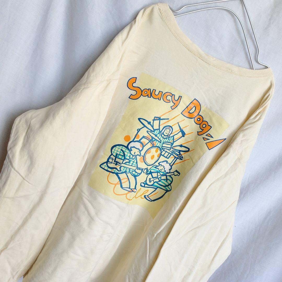Saucy Dog サウシードッグ ライブ バックプリント バンドT ロンt