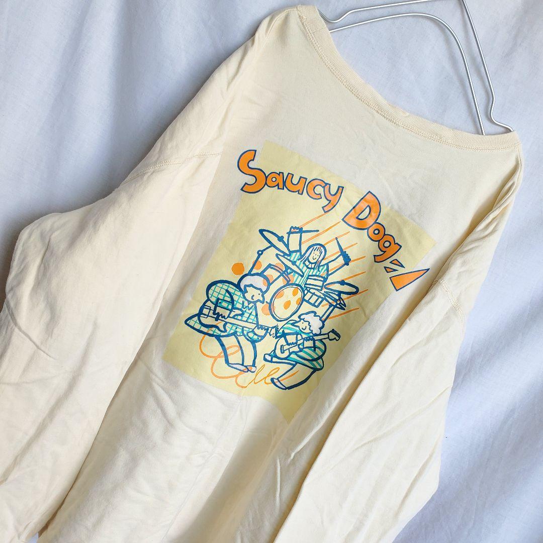 Saucy Dog サウシードッグ ライブ バックプリント バンドT ロンt