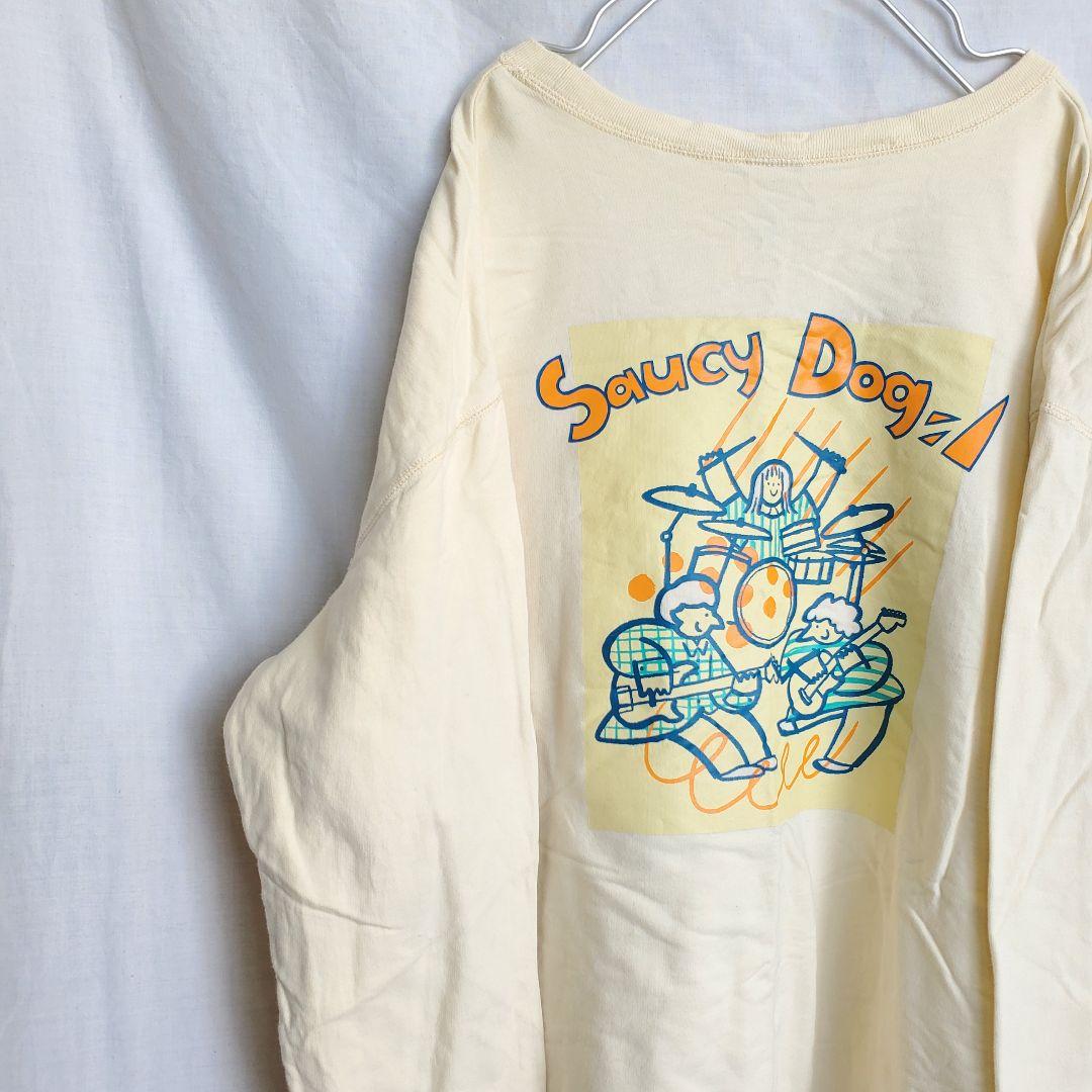 Saucy Dog サウシードッグ ライブ バックプリント バンドT ロンt