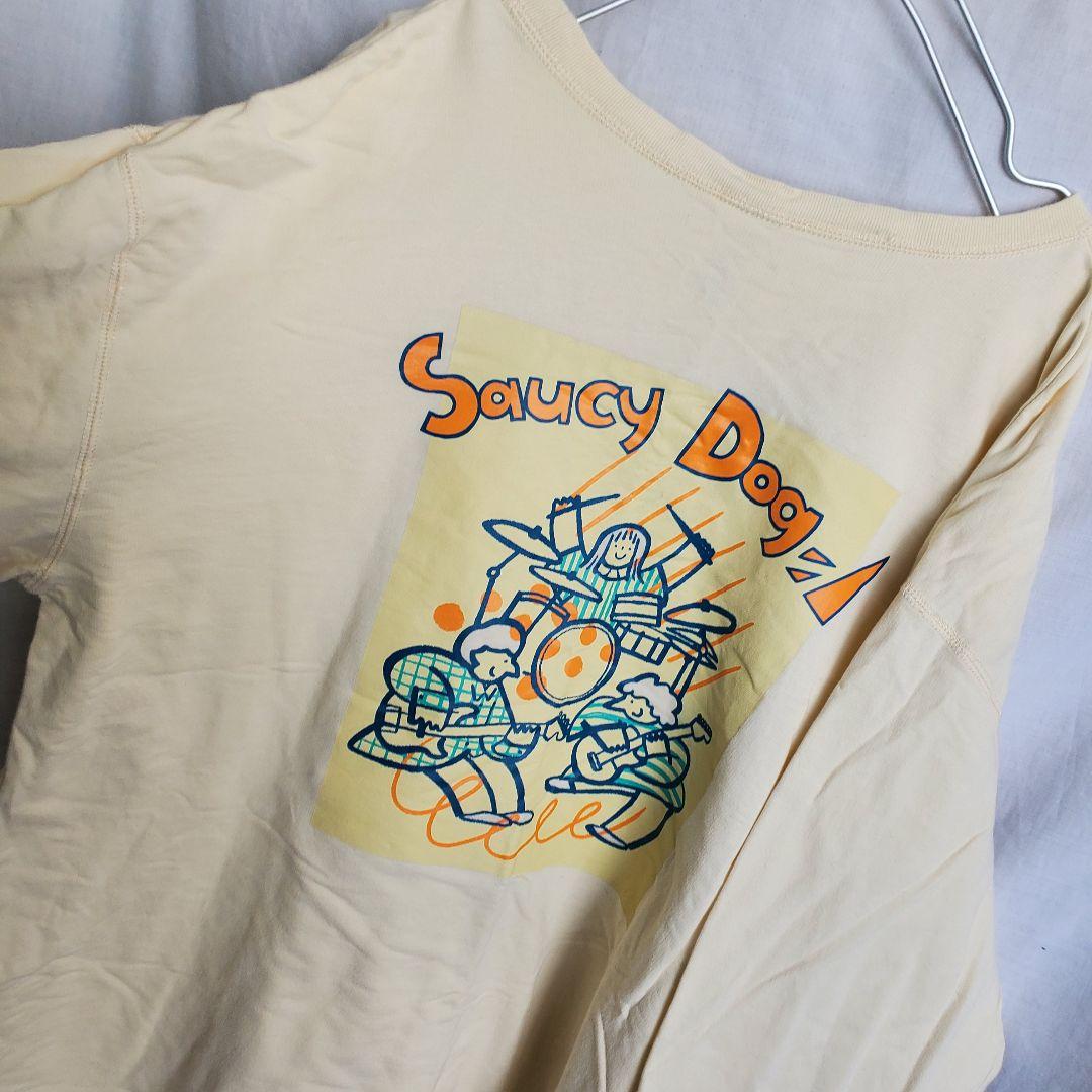 Saucy Dog サウシードッグ ライブ バックプリント バンドT ロンt
