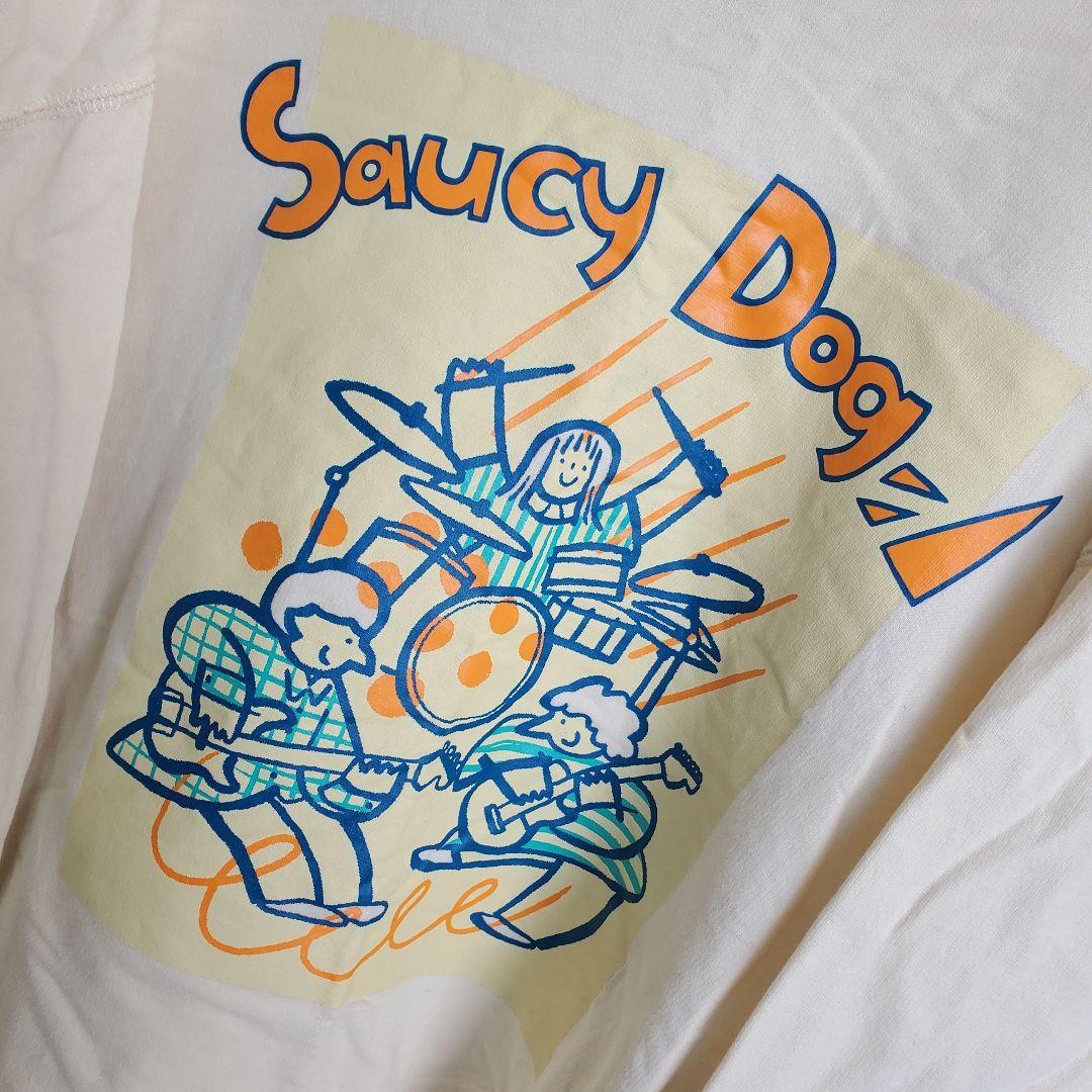 Saucy Dog サウシードッグ ライブ バックプリント バンドT ロンt