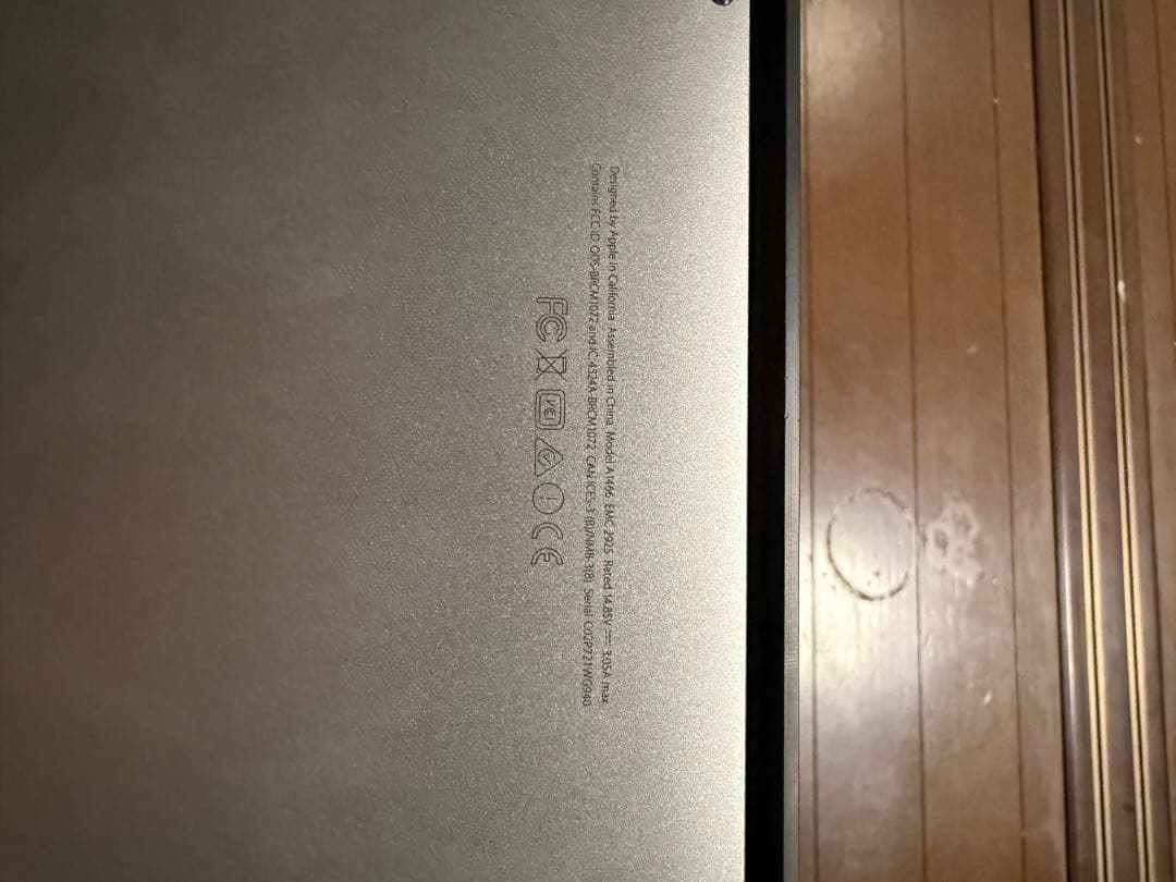 MacBook本体 macbookair13 2015
