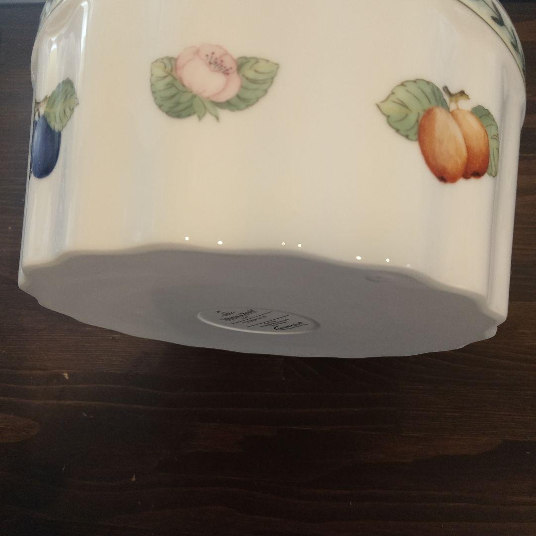 ビレロイ&ボッホ　フレンチガーデンキャセロール　大　ドイツ食器　ボウル