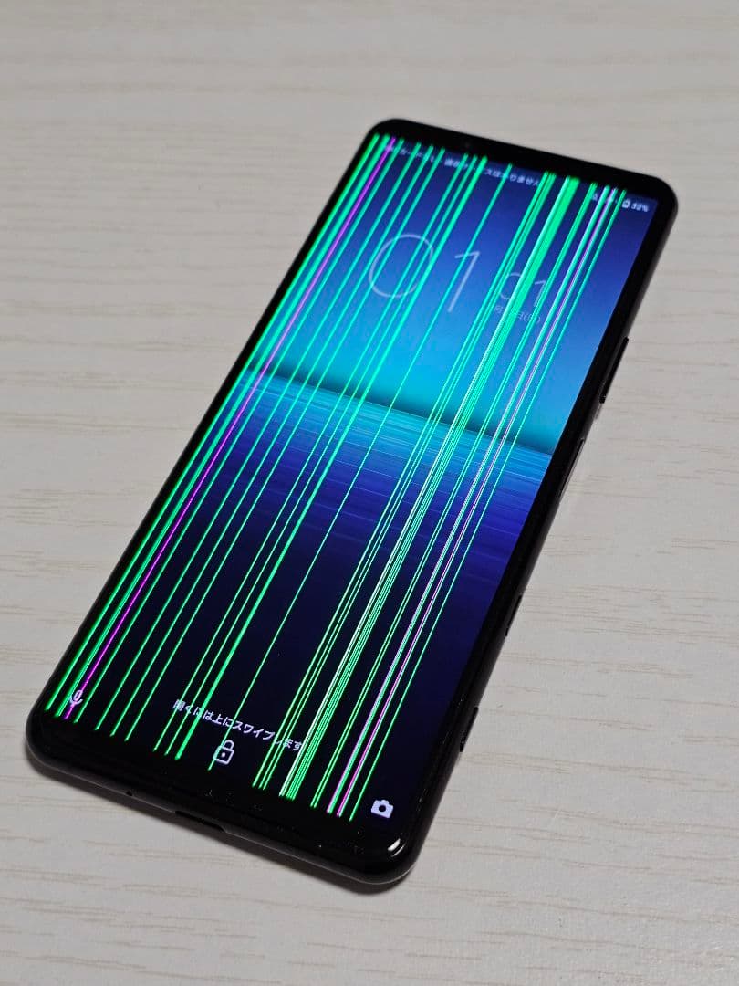[ジャンク]SONY Xperia 5Ⅱ XQ-AS42 画面に縦線