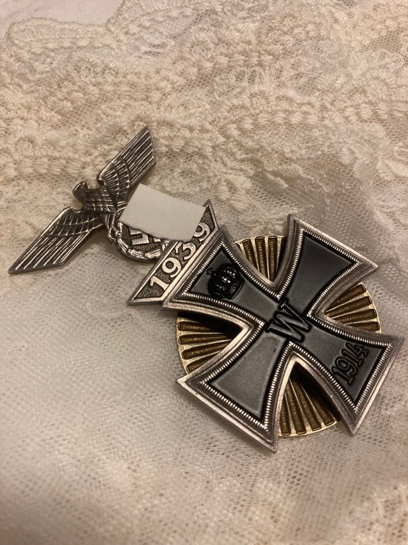 1939年略章つき1914年鉄十字章　フェイク　複製品　勲章