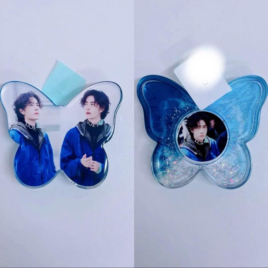王一博 新しいレジン　の蝶のスタンド　7点セット❣️確認用❣️0403
