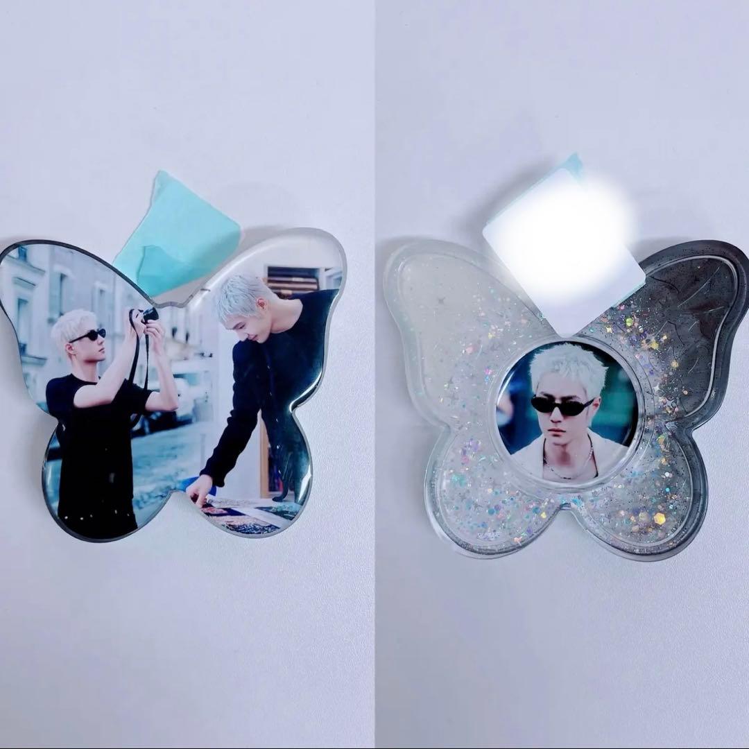 王一博 新しいレジン　の蝶のスタンド　7点セット❣️確認用❣️0403