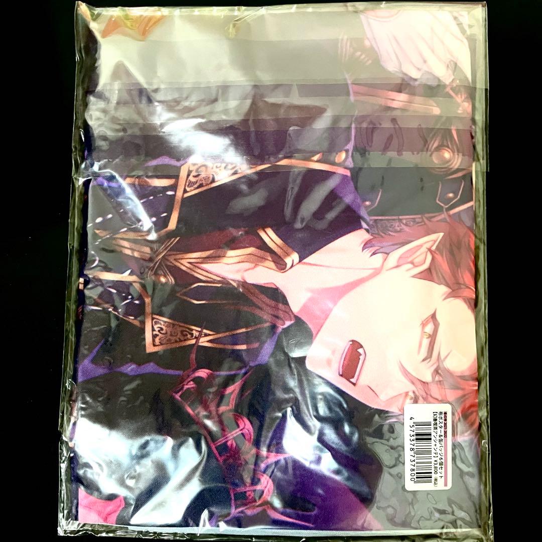 アンシャンテ布ポスター缶バッジセット