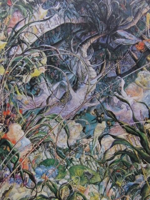 遠藤彰子、【草の音】、希少な大判額装用画集より、美品、日本人画家