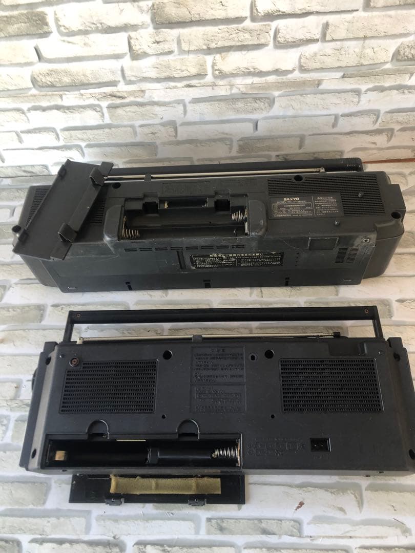 ナショナルRX-606ステレオラジカセSANYO u4-w46(A40)