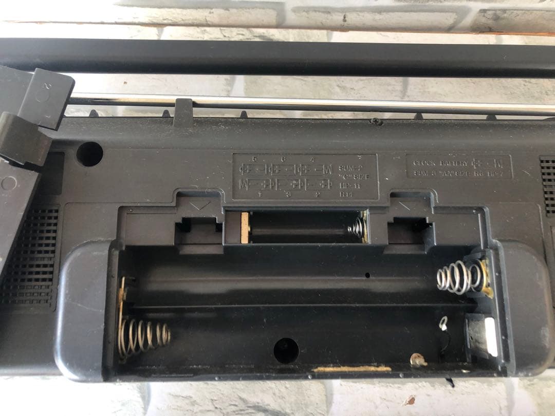 ナショナルRX-606ステレオラジカセSANYO u4-w46(A40)