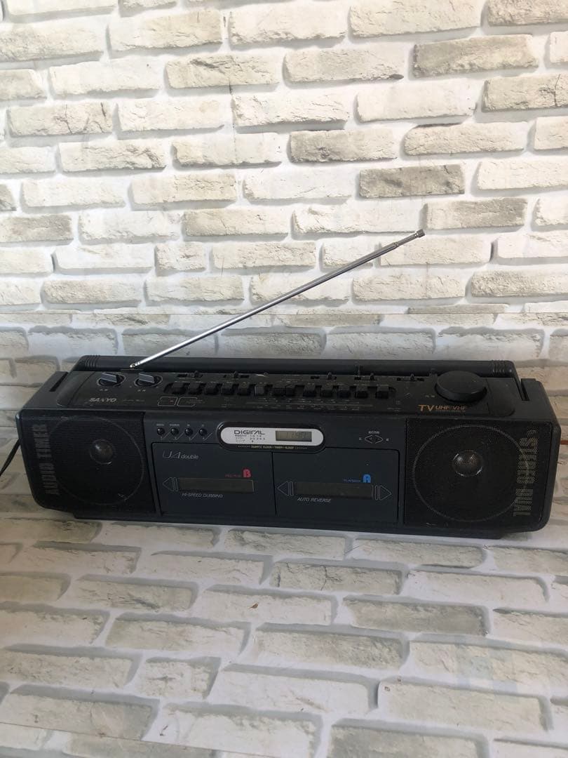 ナショナルRX-606ステレオラジカセSANYO u4-w46(A40)