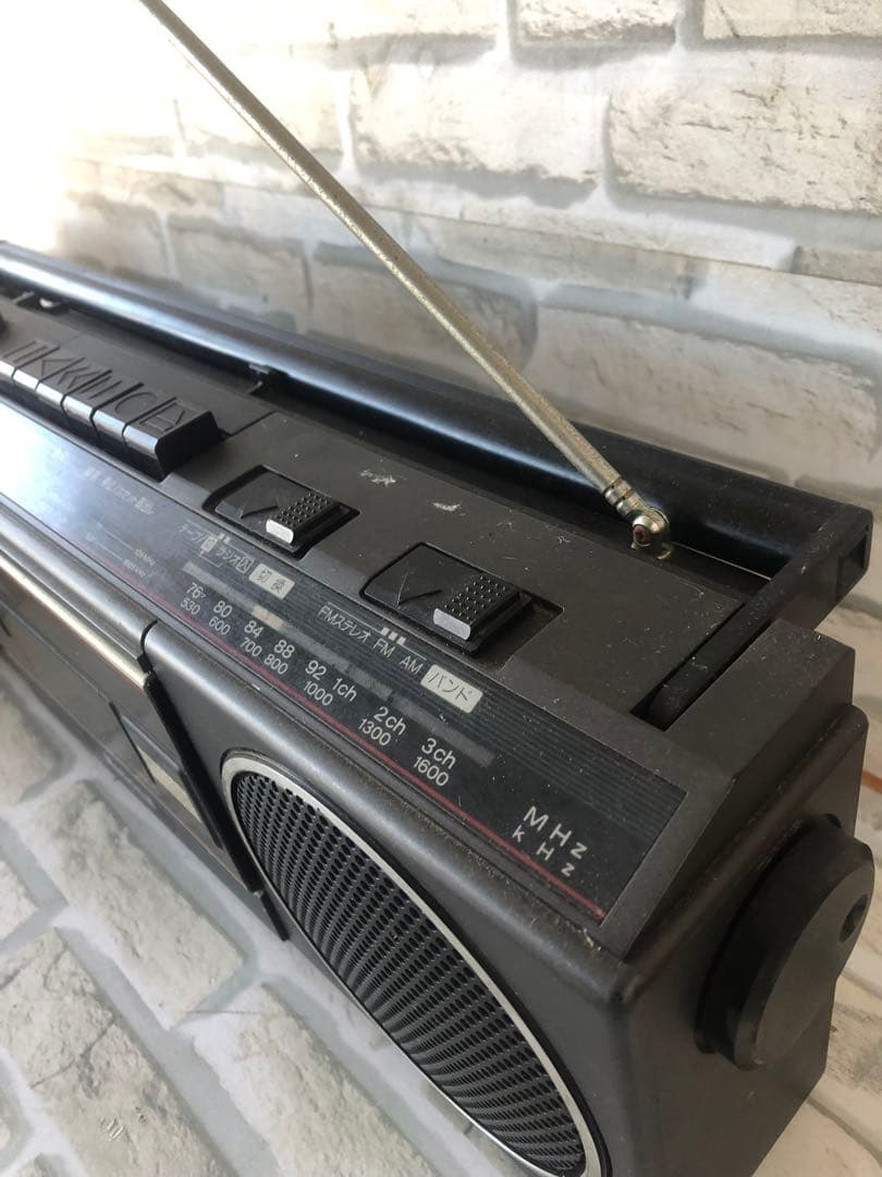 ナショナルRX-606ステレオラジカセSANYO u4-w46(A40)