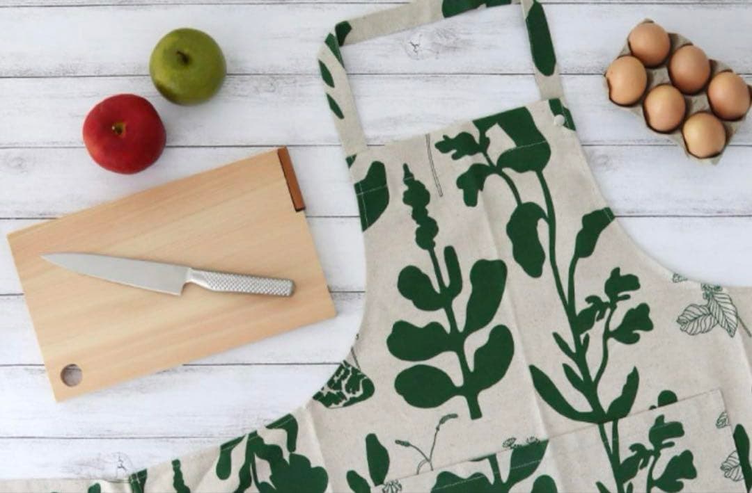 ●新品未使用●マリメッコ　marimekko エプロン　野菜　人気