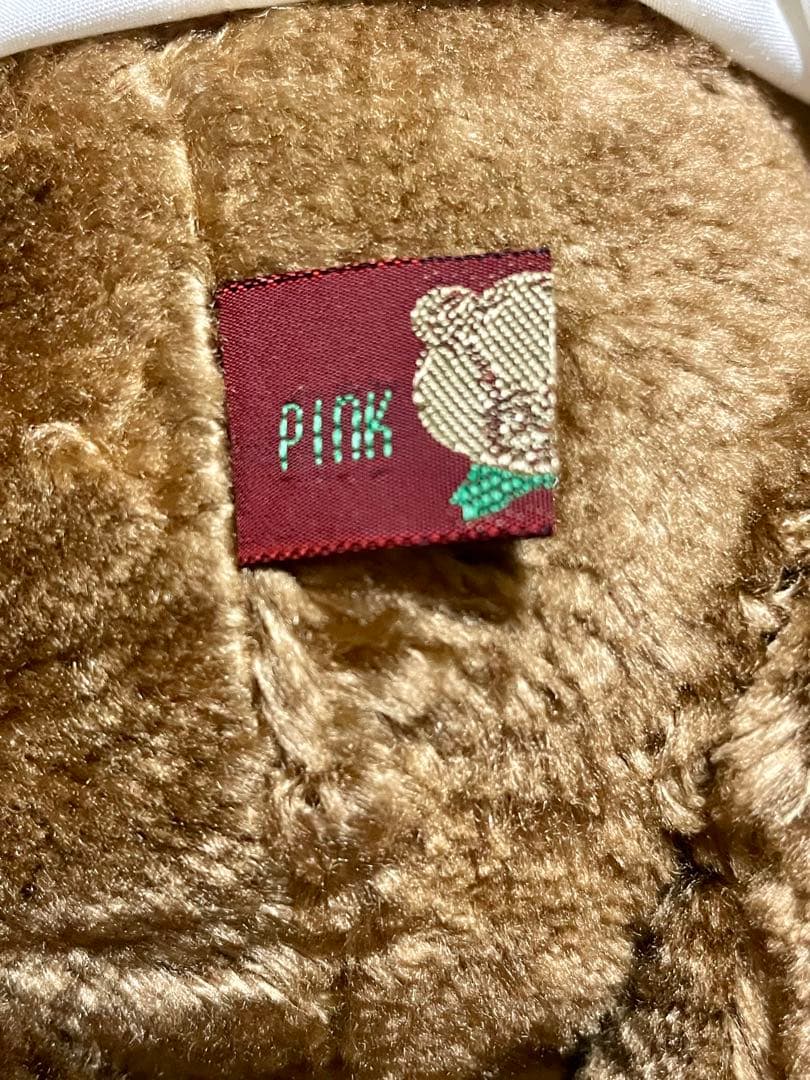 ピンクハウス テディベア PINK HAUSE ピンタックワンピ 手足稼働