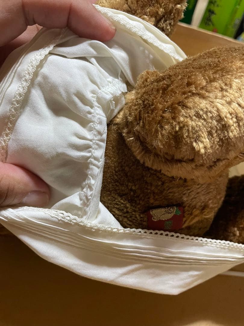 ピンクハウス テディベア PINK HAUSE ピンタックワンピ 手足稼働