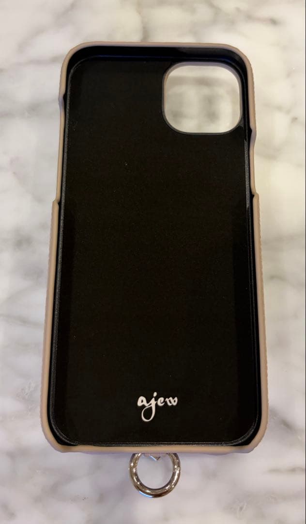 【新品未使用】ajewジッパー付きケース iPhone14Plus/ProMax