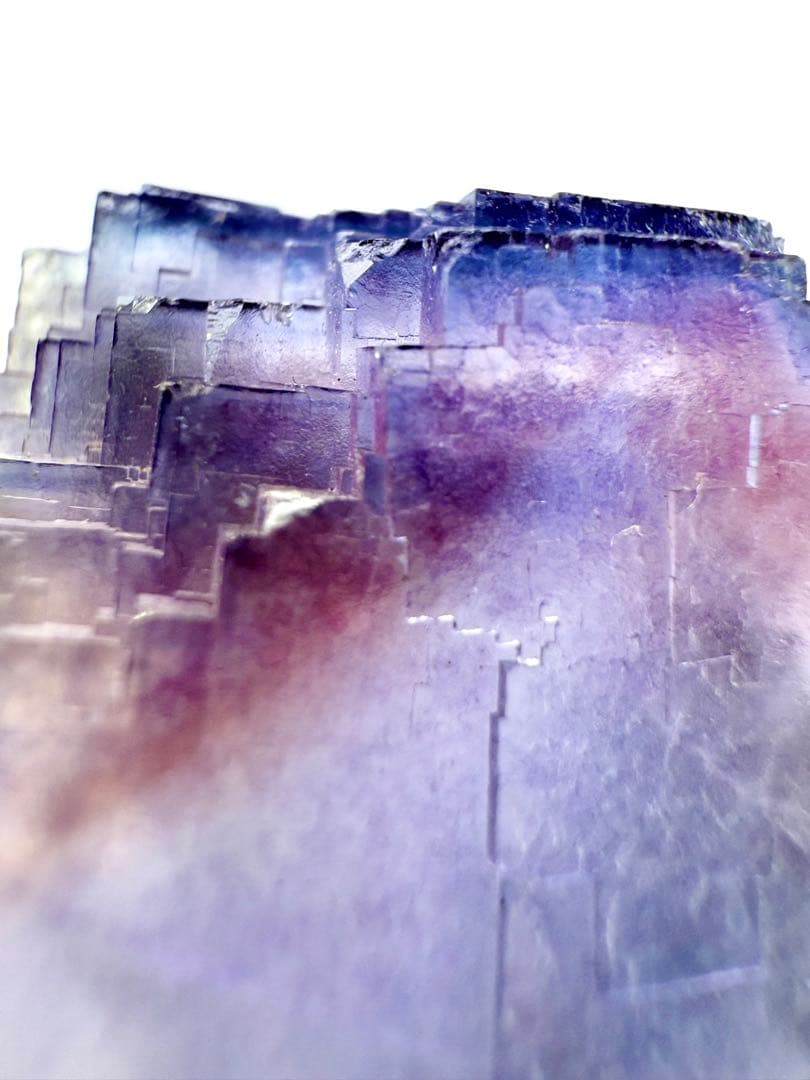 フローライト　パキスタン産　蛍石　鉱物　標本　天然石　階段