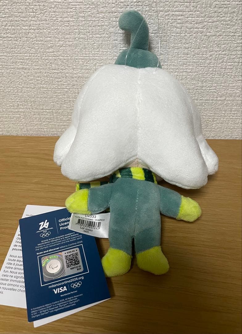 【日本未発売】2026 ミラノ・コルティナ五輪 公式マスコット Flo