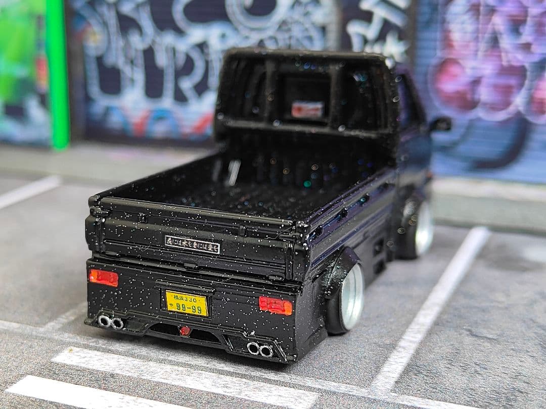 トミカ改造 スバル サンバー フルエアロ プレミアム☆深リム ☆ホットウィール