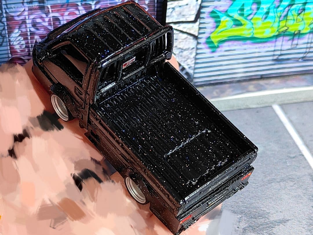 トミカ改造 スバル サンバー フルエアロ プレミアム☆深リム ☆ホットウィール