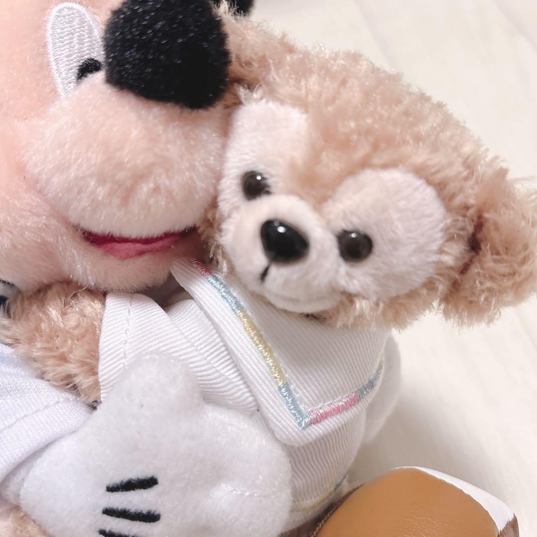 ハートフェルトレターズオブフレンドシップ ミッキー ダッフィーぬいぐるみバッジ