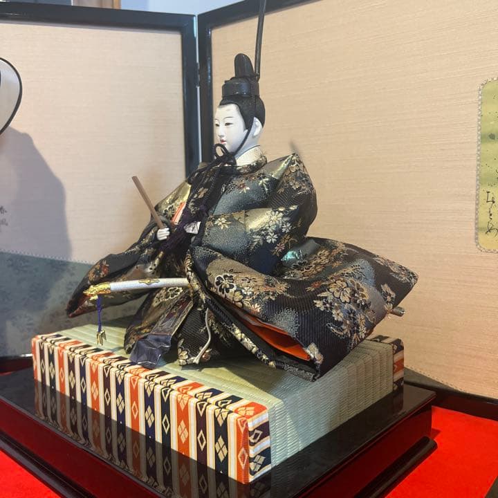 【値下げ】雛人形　7段飾り　漆塗り