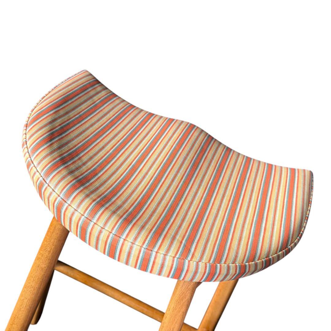 HR899 COLORE ハイスツール Craftool 1脚　オレンジ系