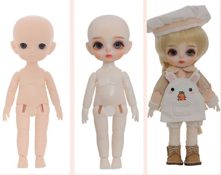 WN31 bjd 1/8 ドール本体 Rubele球体関節人形 ハンドメイド