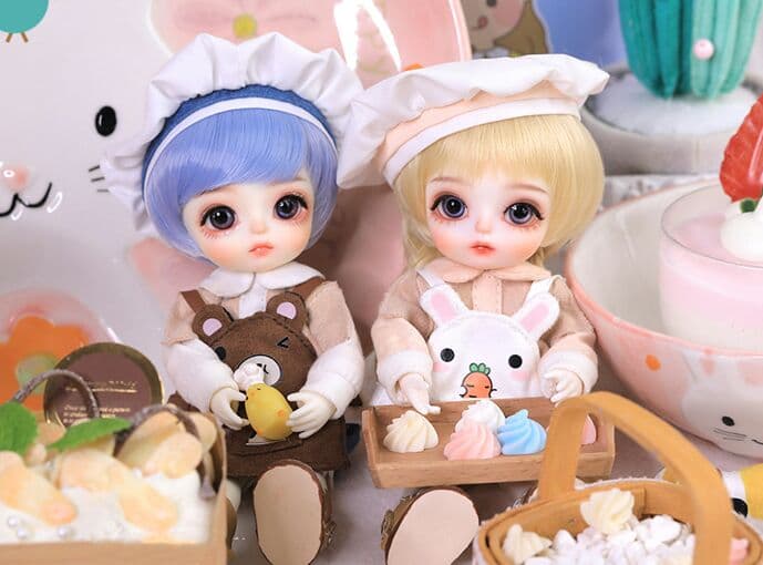 WN31 bjd 1/8 ドール本体 Rubele球体関節人形 ハンドメイド