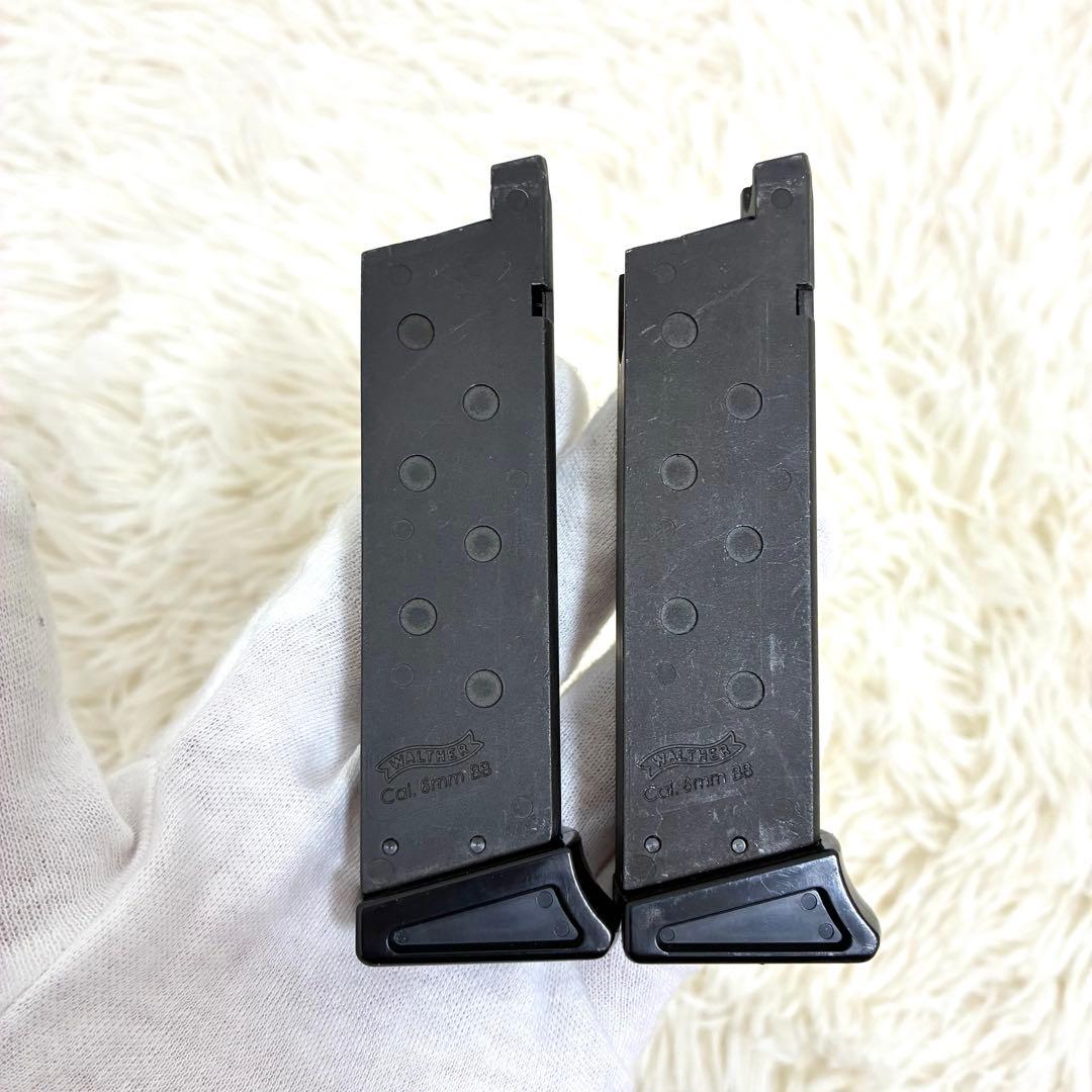 【美品】マルゼン ワルサーPPK/S ガスブローバック エアガン マガジン2本