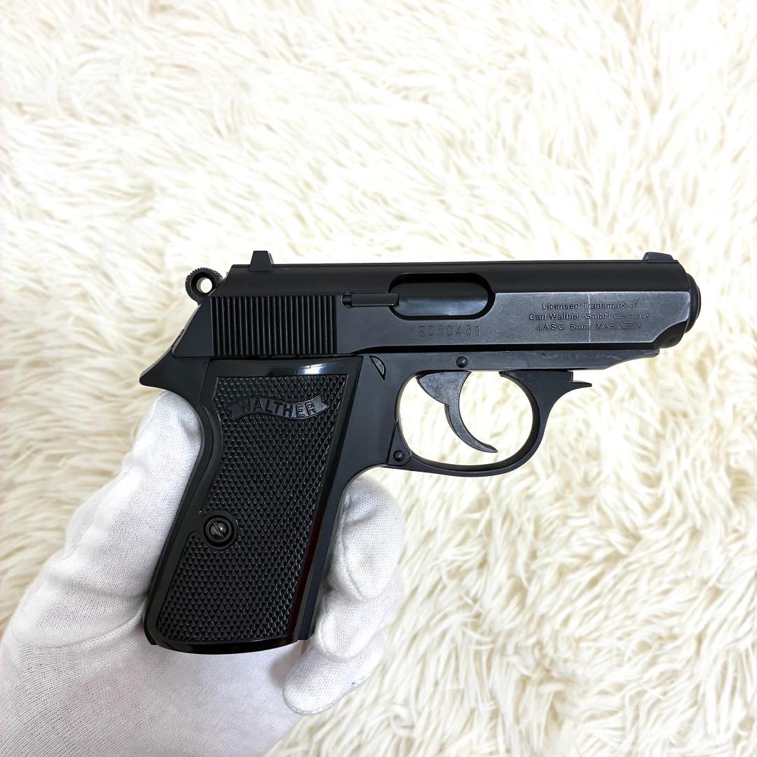 【美品】マルゼン ワルサーPPK/S ガスブローバック エアガン マガジン2本