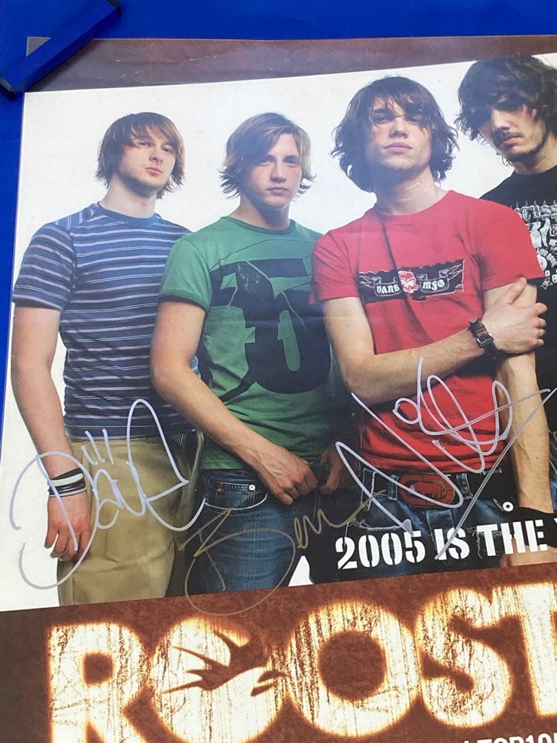 ROOSTER サイン入り 販促ポスター B2 希少 デビュー盤 ルースター