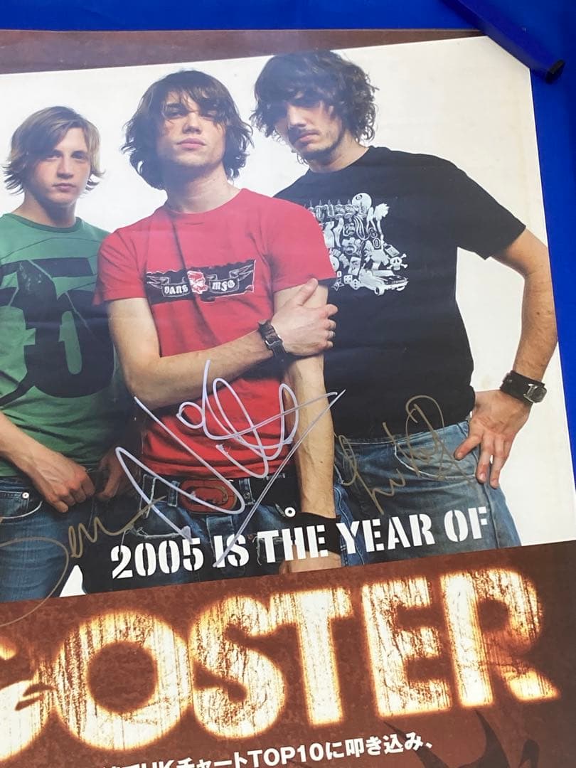 ROOSTER サイン入り 販促ポスター B2 希少 デビュー盤 ルースター