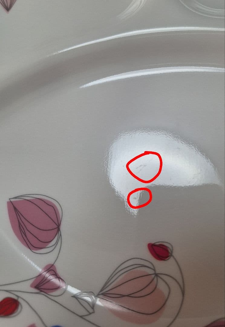 廃盤　コレール　CORELLE　ピンクブリーズ　ランチプレート　26cm 大　3