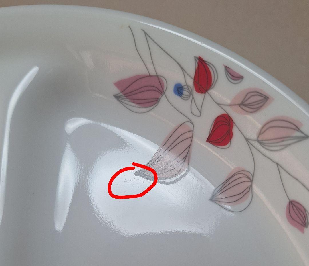 廃盤　コレール　CORELLE　ピンクブリーズ　ランチプレート　26cm 大　3