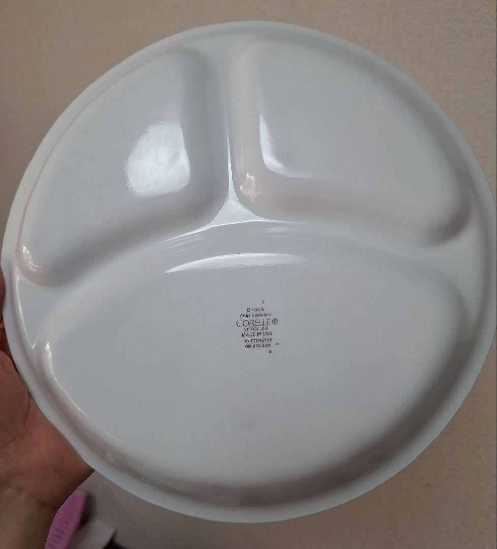 廃盤　コレール　CORELLE　ピンクブリーズ　ランチプレート　26cm 大　3