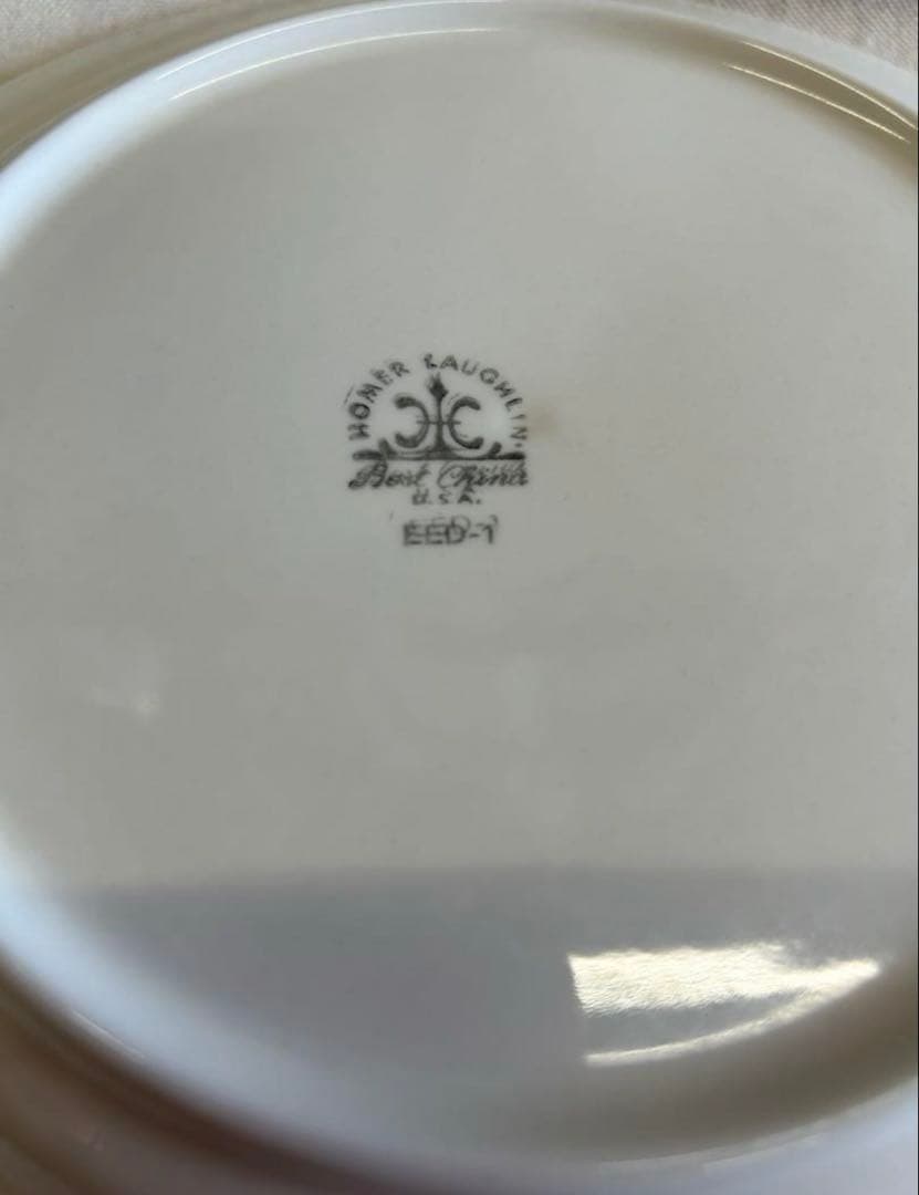 T.N.T. 　USA】ヴィンテージダイナー皿　刻印EED-1 No.15