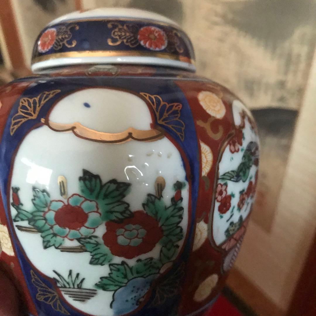 古伊万里焼 飴玉入れ 江戸期 骨董品