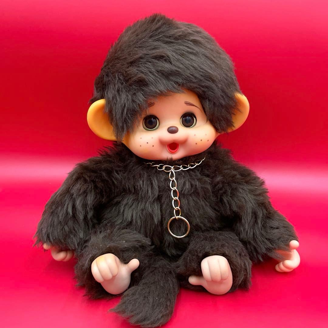 【昭和レトロ】まごころの人形 大助くん ぬいぐるみ スリープアイ 全長約35cm