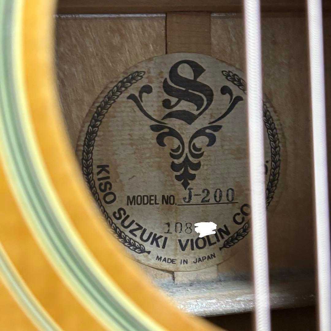 KISO SUZUKI J-200アコースティックギター ジャンボ 日本製