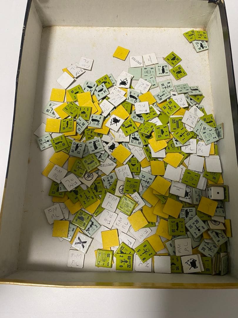 レア WWⅡ戦術級陸戦ボードゲームの傑作、パンツァーリーダー