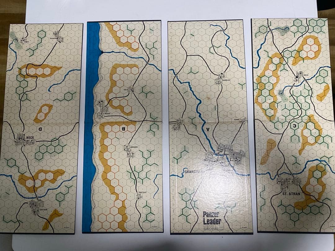 レア WWⅡ戦術級陸戦ボードゲームの傑作、パンツァーリーダー