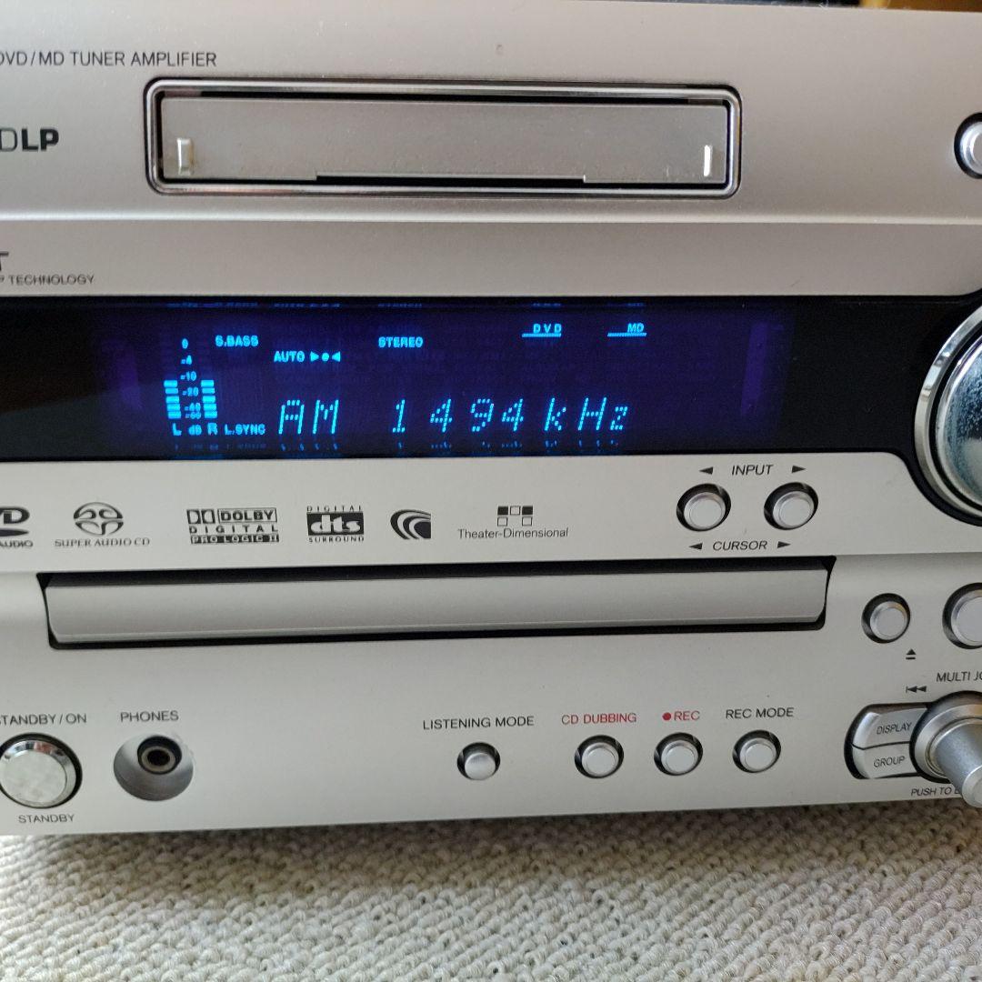 [動作確認済] ONKYO DVD/CD/MD チューナーアンプ FR-UN7